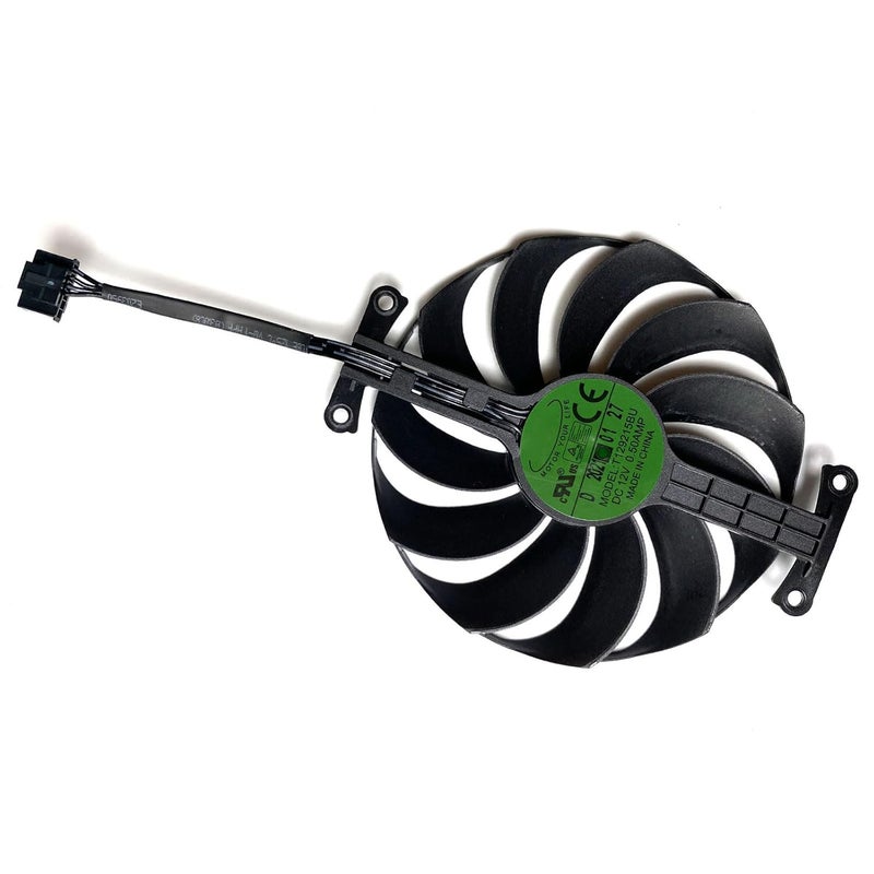 LTANDBR مروحة GPU 95MM 6PIN T129215SU CF1010U12D RTX3050 RTX3060 Phoenix ITX لاستبدال مروحة التبريد لبطاقة الرسوميات ASUS Phoenix RTX 3050 3060 - Image 4